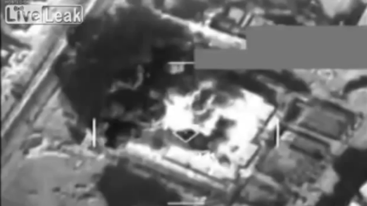 Νέο βίντεο από τις αμερικανικούς βομβαρδισμούς στη Συρία